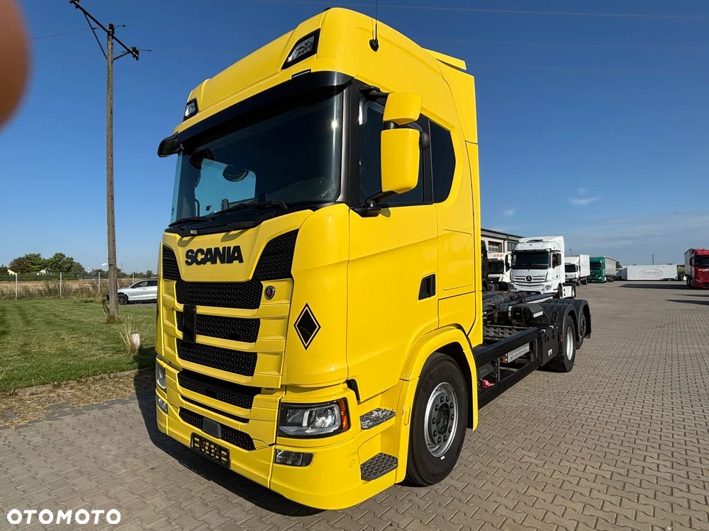 Scania S450 6x2  Meiller RS 21.70 hakowiec , bezwypadkowa , serwis w Scania, (nie HIAB, PALFINGER, VDL, HYVA,) Nowy model NG , model Scania S - 12