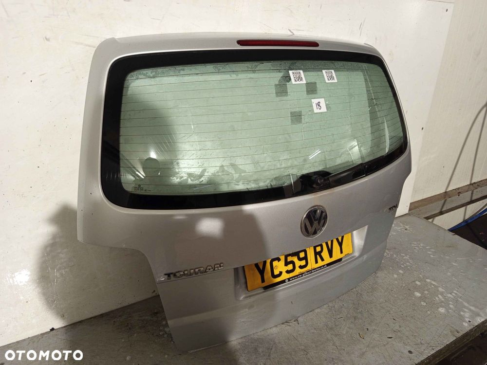 + KLAPA TYŁ TYLNA BAGAŻNIKA VW VOLKSWAGEN TOURAN I 1 LA7W SREBRNY - 3