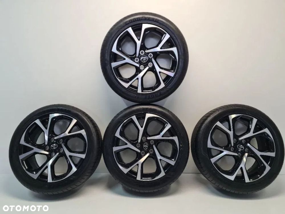 NOWE ORYGINALNE Felgi Toyota 18" 5x114,3 ET50 NOWE opony Goodyear Eagle F1 215/50 R18 - 2