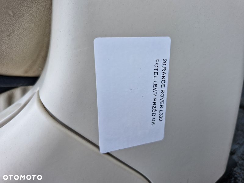 range rover l322 fotel kierowcy lewy przód uk skóra - 11