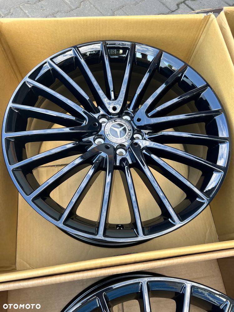 Oryginalne Black Piano W223 S klasa Przód/Tył 21"  AMG - 6