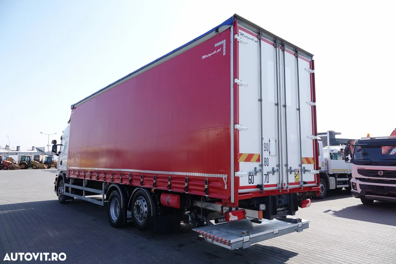 Scania G 320 / 6x2 / Curtainsider - 9 M / + LIFTARE / AXIE DE RIFATARE - 3