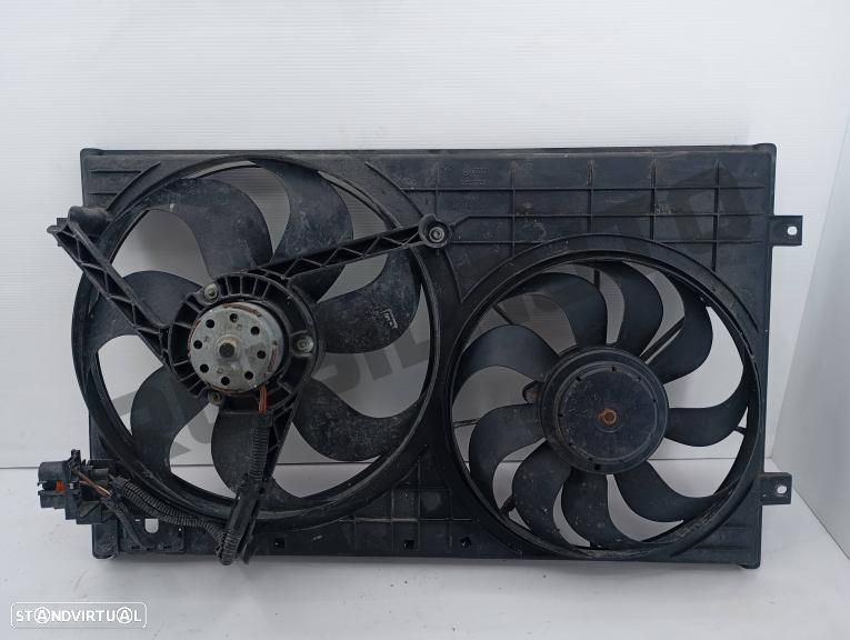 Conjunto Motoventiladores Com Suporte 1j012_1207j Vw Golf Iv (1 - 2