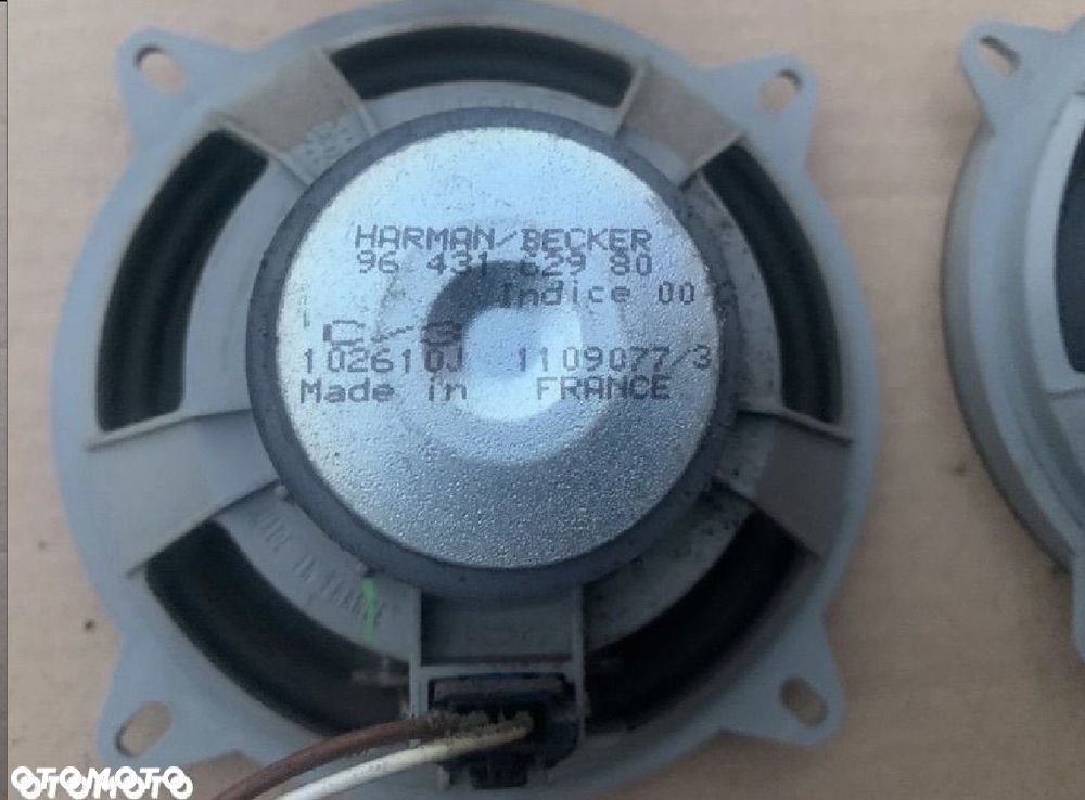 9643162980 głośnik głośniki drzwi 13cm harman becker citroen c2 c3 c4 - 3