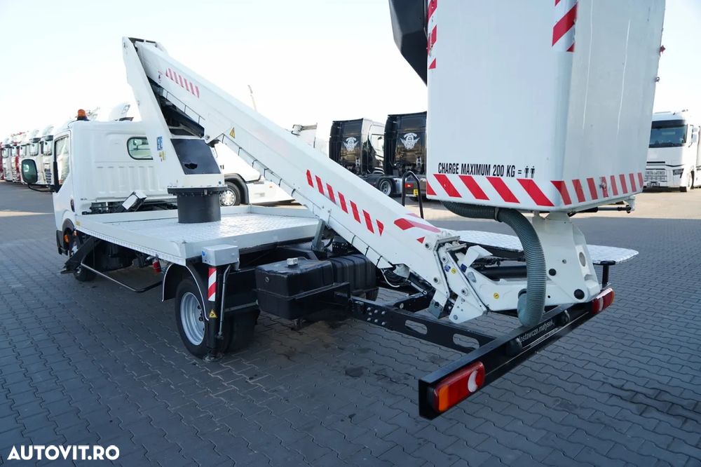 Nissan CABSTAR / ELEVATOR DE 20 DE METRI / GSR E200TE4 / DUBLU / CAPACITATE DE RIDICARE - 200 kg / 4 STABILIZATOARE / - 19