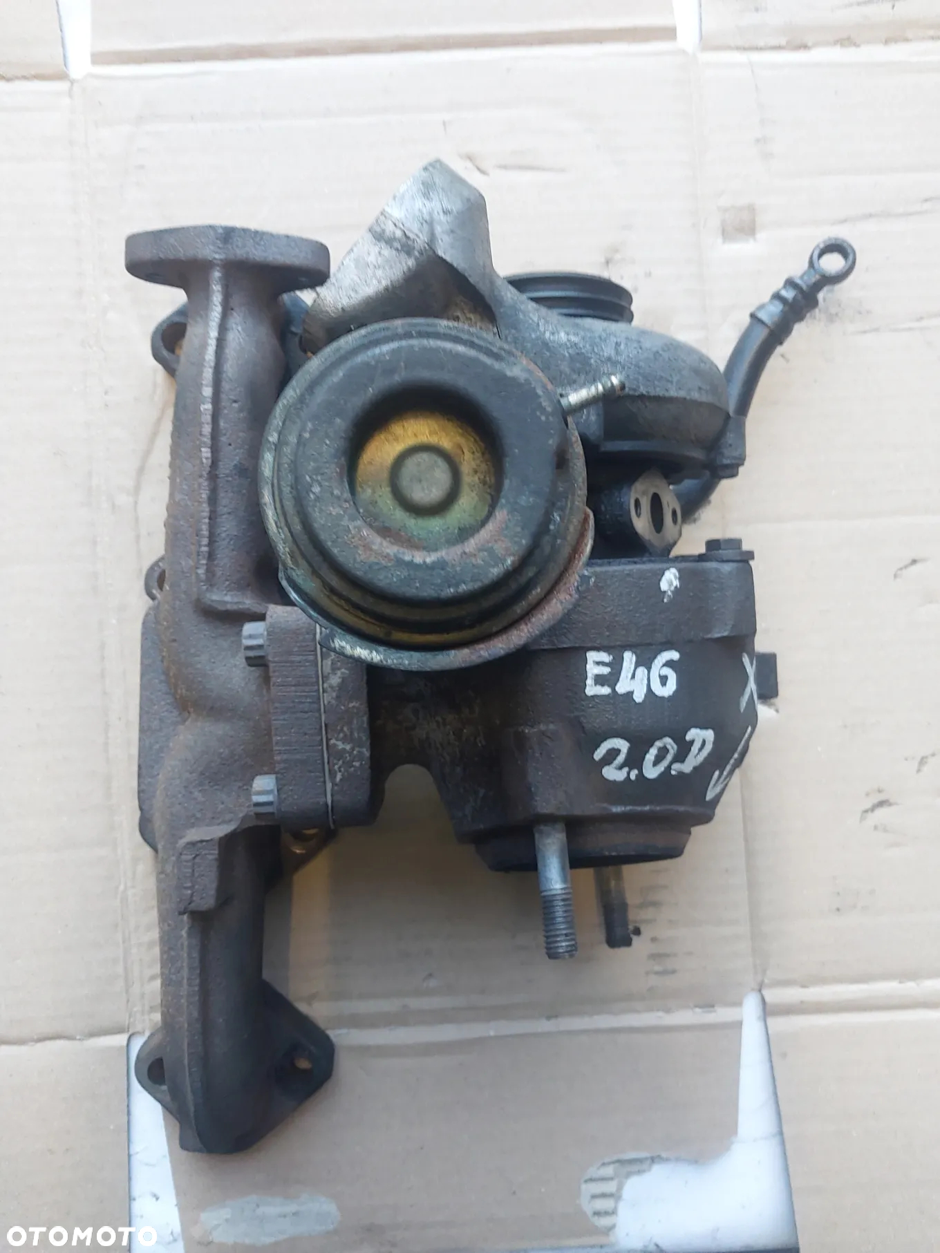 Turbo Turbina Turbosprężarka BMW E81 E87 320D 520d E46 X3 E83 2.0D 150 KM 110 kW Garett GT1749V  7787626D  717478-1 - 2
