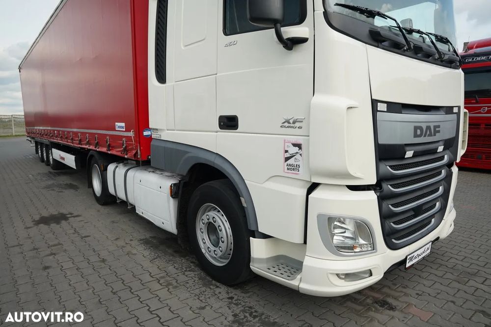 DAF XF 460 / KIT / PONT JOS / SSC / + KRONE / CORTINĂ / MEGA / PONT RIDICAT / PLAFON RIDICAT / SAF - 12