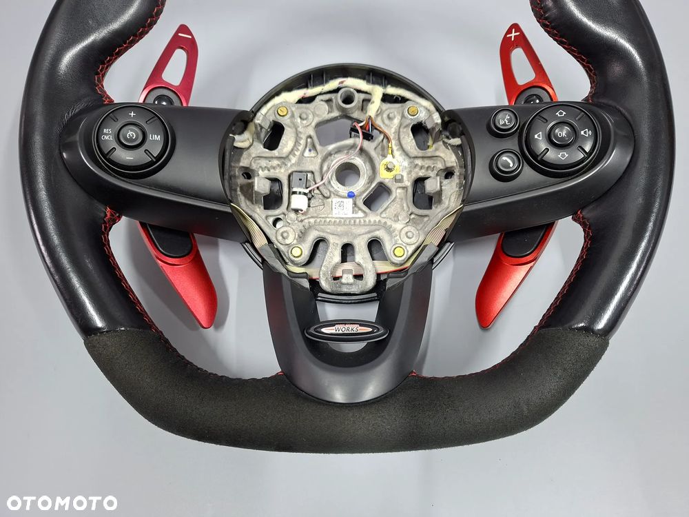 MINI F56 JCW Pro Kierownica skóra alcantara łopatki - 3