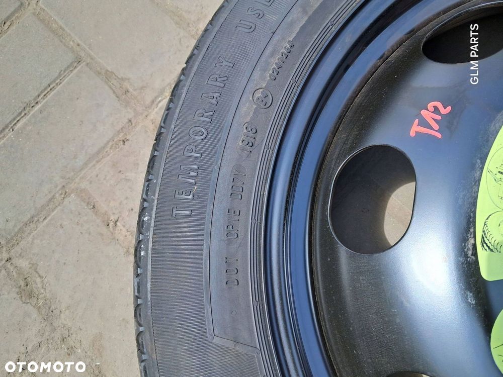peugeot 3008 ii koło zapasowe dojazdówka 135/80r18 5x108 2017 rok - 4