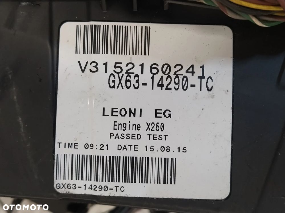JAGUAR XF X260 2.0 WIĄZKA PRZEWÓD KABLE PODŁUŻNICY GRODZI SILNIKA AUTOMAT EU ORYGINAŁ - 9