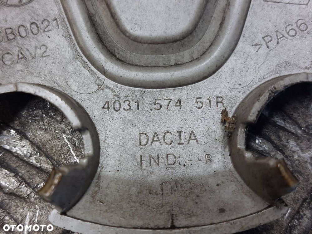 DEKIELEK KOŁPAK FELGI KOMPLET DACIA DUSTER I 403157451R - 3