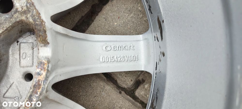 FELGI ALUMINIOWE 0015426V001 5x112 5,5Jx15 4.0Jx15 CALI ET27 SMART FORTWO 4 SZTUKI KOMPLET - 6