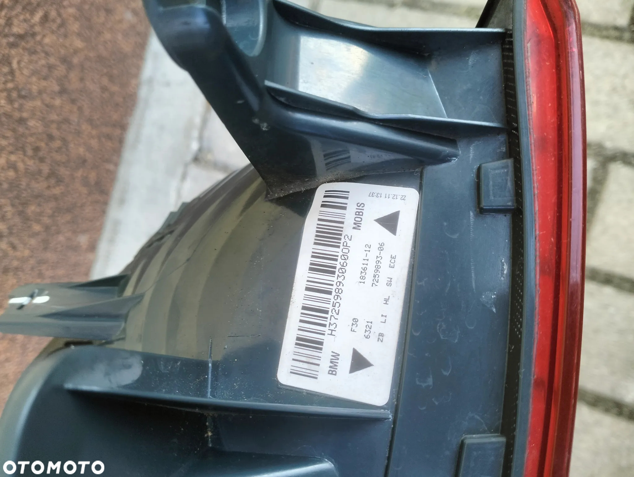 LAMPA LAMPY TYLNA LEWA BMW 3 F30 - 2