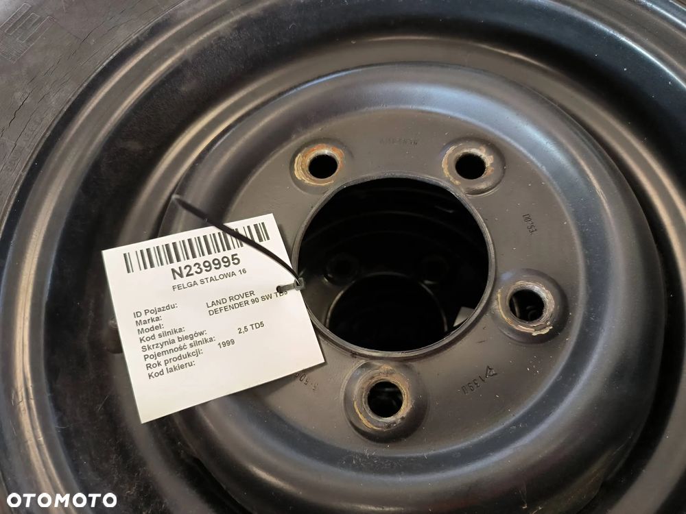 Felgi stalowe 16 z oponami Good year Land Rover Defender 90 SW - 2
