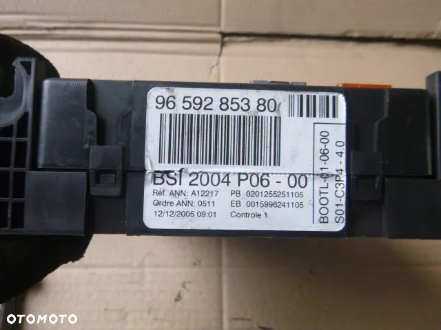 ZESTAW STARTOWY STACYJKA KOMPUTER BSI CITROEN C2 1.1 8V - 11