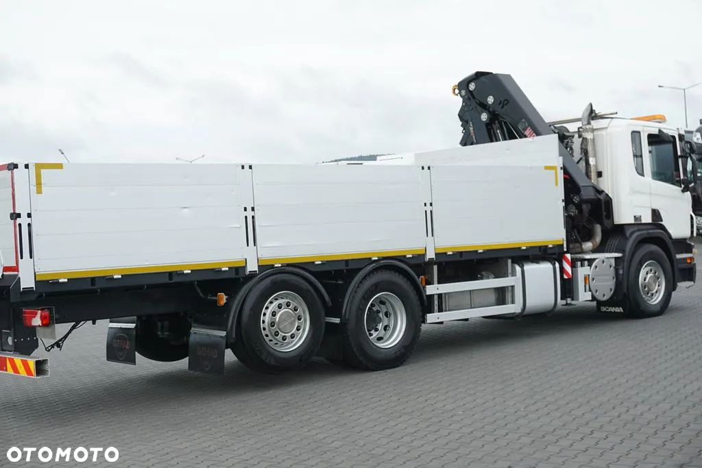 Scania P 320 / 6 X 2 / SKRZYNIOWY + HDS / HIAB 211 EP - 5 / OŚ SKRĘTNA   / WYS. 14 M - 40