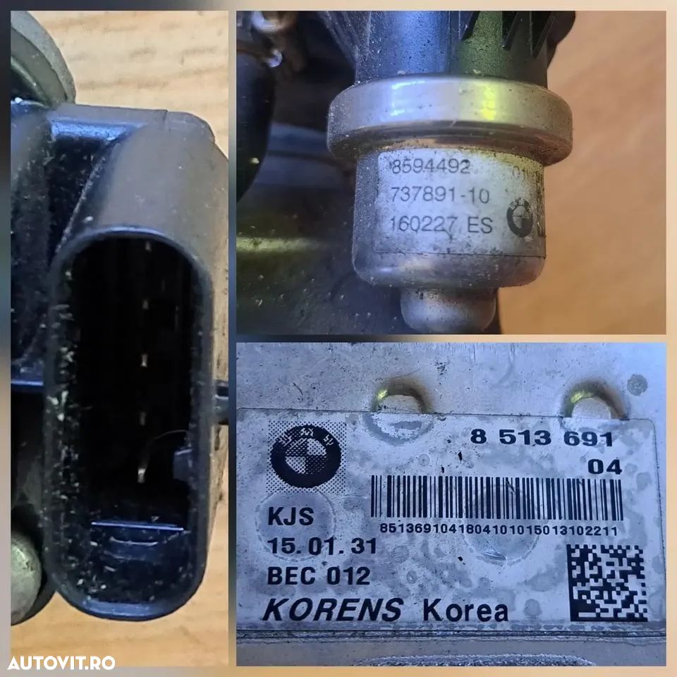 Racitor gaze EGR cu supapa bmw n47 n57 b47 seria 1 2 3 4 5 6 7 x1 x3 x4 x5 x6 2009-2019 - 7