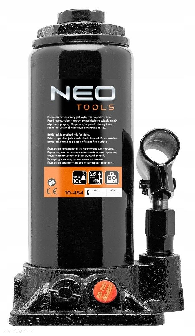 NEO PODNOŚNIK HYDRAULICZNY SŁUPKOWY LEWAREK Z SOLIDNEJ STALI 10T 10-454 - 4