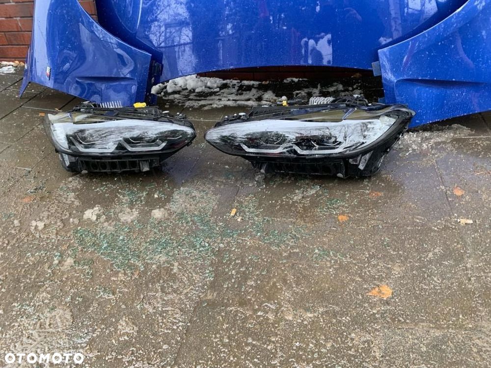 ZDERZAK MASKA LAMPA KOMPLETNY PRZÓD BMW 4 G22 LIFT M-PAKIET LED - 7