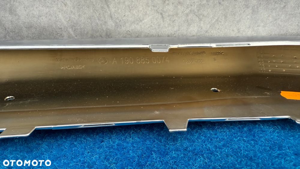 MERCEDES AMG GT W190 SPOILER DOKŁADKA ZDERZAKA PRZÓD LISTWA CHROM A1908850074 1G/IP/3E - 4