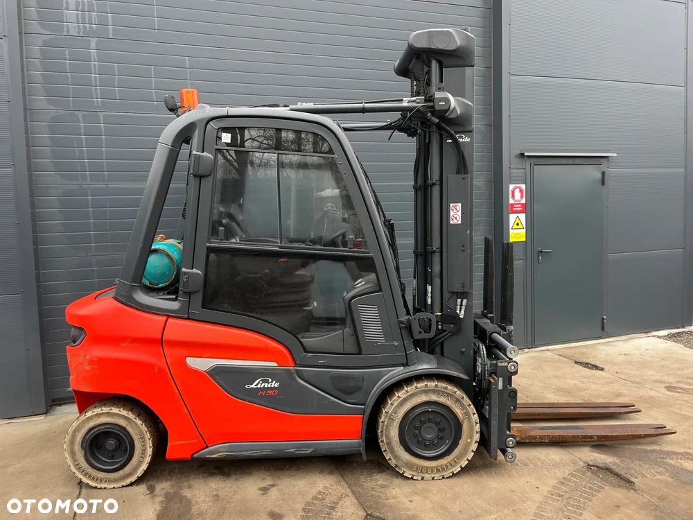 Linde H30 H25 H35 Gaz LPG Paletyzer na 2 palety, pełna kabina - 3