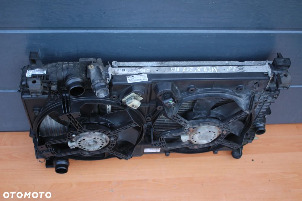 KOMPLET CHŁODNIC WODY KLIMATYZACJI INTERCOOLER WENTYLATOR OPEL MERIVA B 1.7 CDTI - 6
