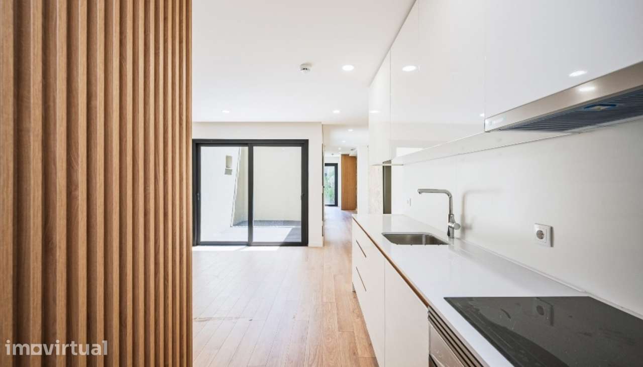 Apartamento T1+1 novo com jardim para venda no centro do Porto - Grande imagem: 2/18