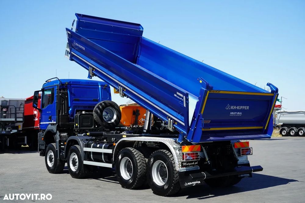MAN TGS 41.480 / 8x6 / BASCULANĂ SPATE / MANUAL / NOU NOU / KH-KIPPER / - 5