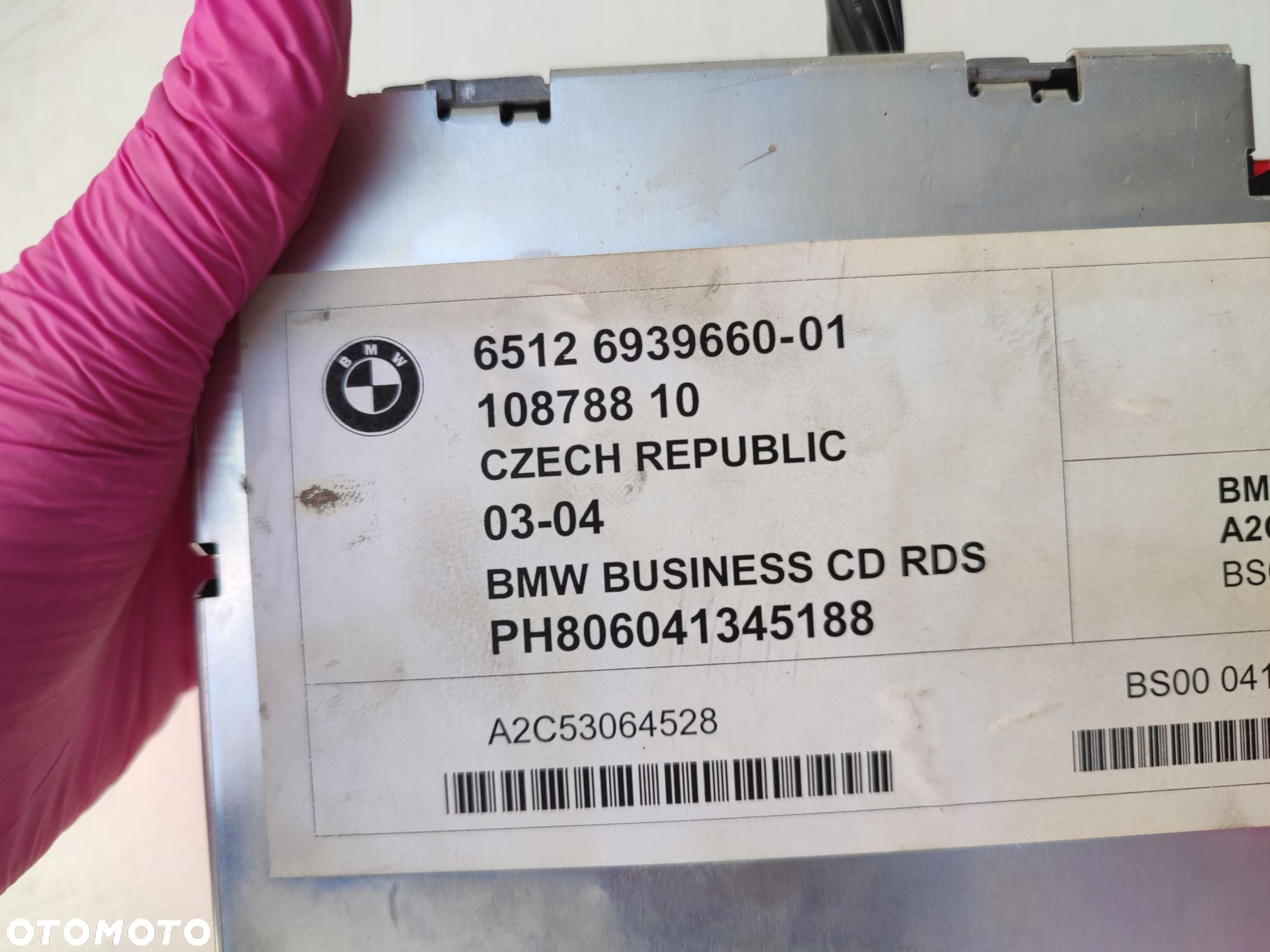 Radio fabryczne BMW BUSINESS CD 6939660 - 10