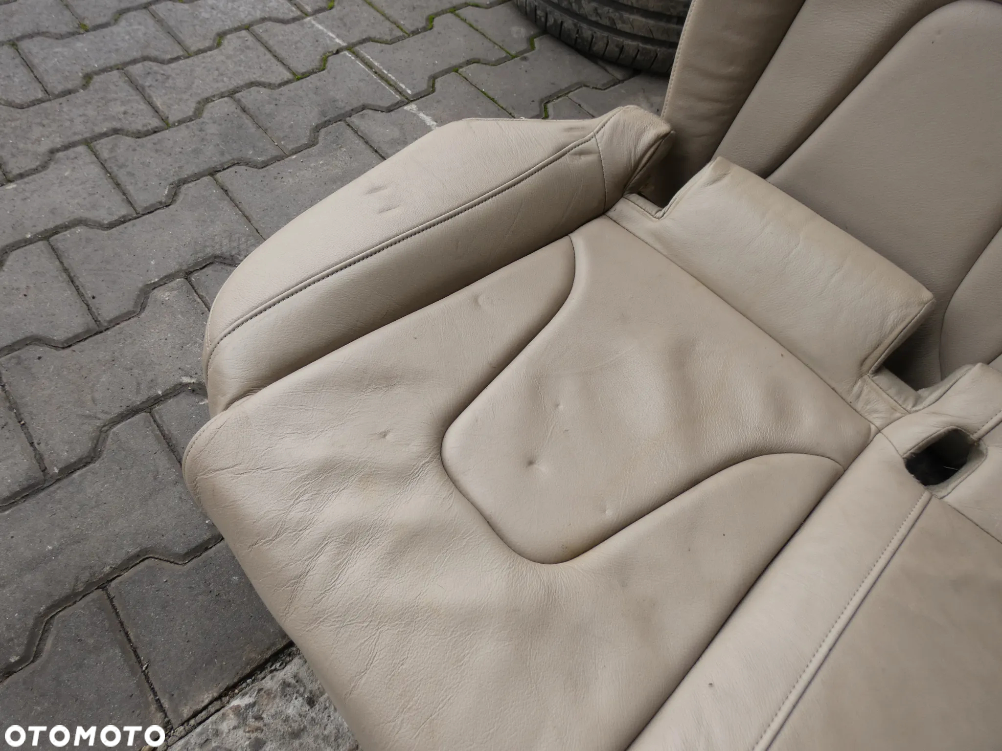 AUDI A4 B8 SEDAN FOTELE KANAPA KOMPLET BEŻOWE SKÓRA GORLICE - 22