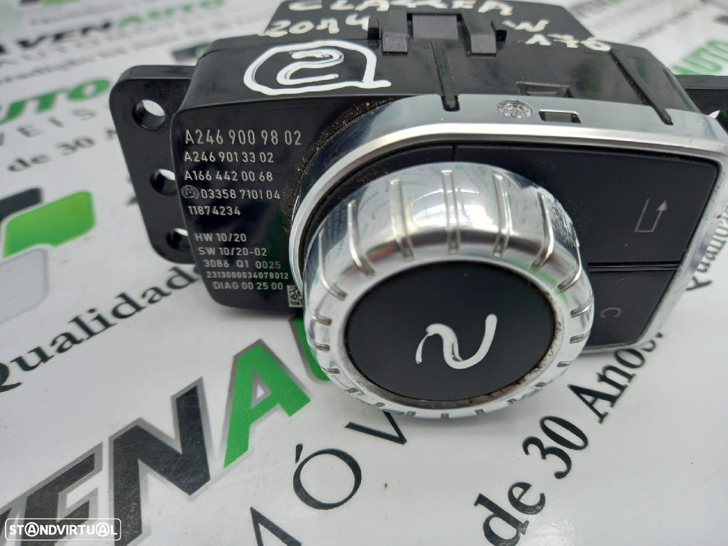 Botão / Joystick / Comando Multifunções Mercedes-Benz A-Class (W176) - 3