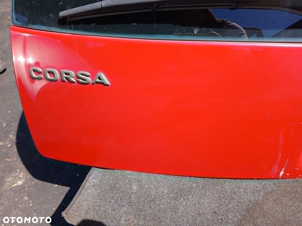 Opel Corsa C klapa bagażnika kod lakieru Z 573 - 2