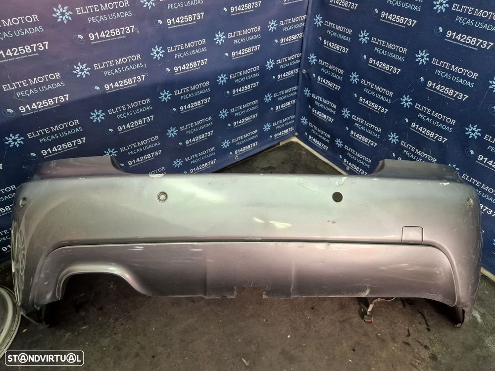 Parachoques traseiro usado BMW E60 PACK M CARRO SENSORES ORIGINAL - 3