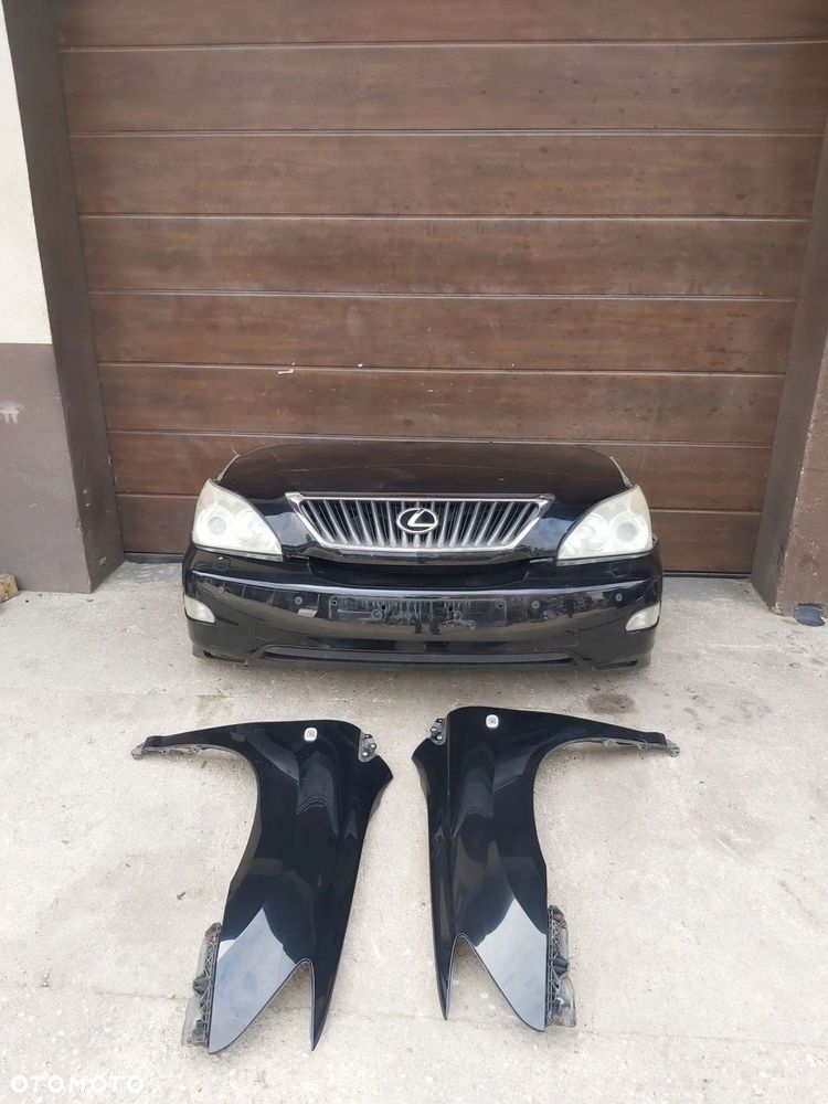 LEXUS RX II 330 350 450 zderzak maska lampa błotnik pas kompletny przód 202 - 1