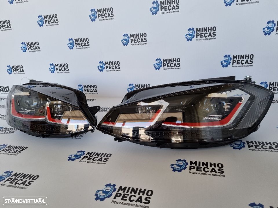 Faróis Golf 7 RED (R20) GTI Look LED Facelift - 4