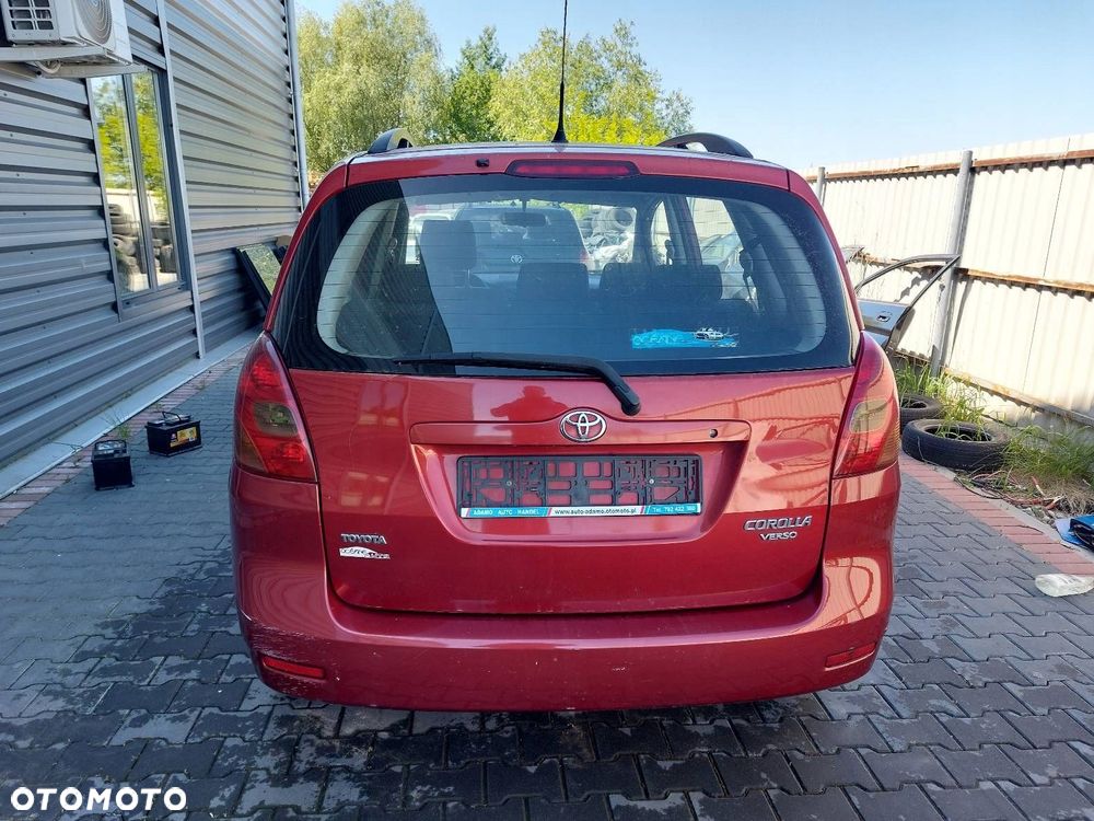 KOMPLETNY TYŁ KLAPA BAGAŻNIKA ZDERZAK LAMPY TOYOTA COROLLA VERSO I 3N8 - 2