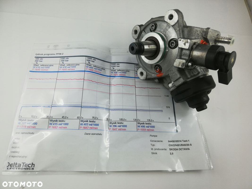 POMPA WTRYSKOWA 0445010514 AUDI 2 LATA GWARANCJI - 1