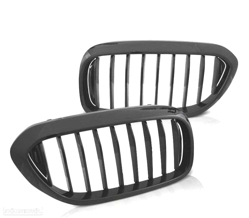 GRELHAS FRONTAIS BMW G30 G31 17-19 LOOK M PERFORMANCE PRETO BRILHANTE - 5