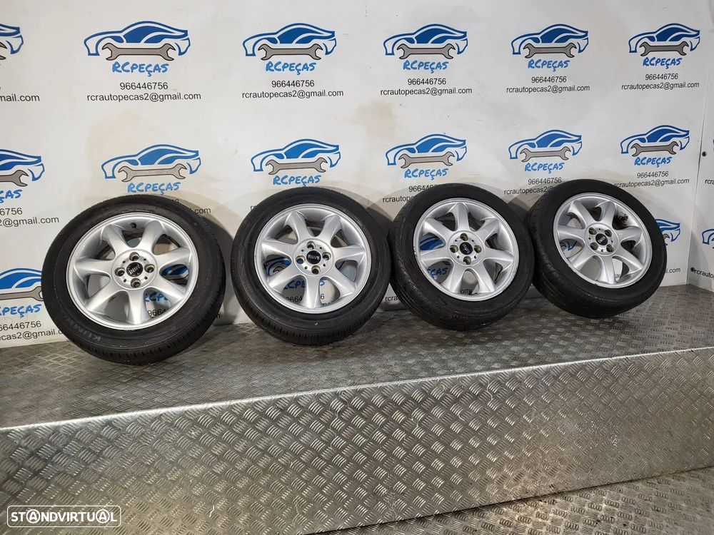 .Conjunto Jantes 16 Originais Mini One Cooper 6.5J ET48 4x100 6775684 - 3