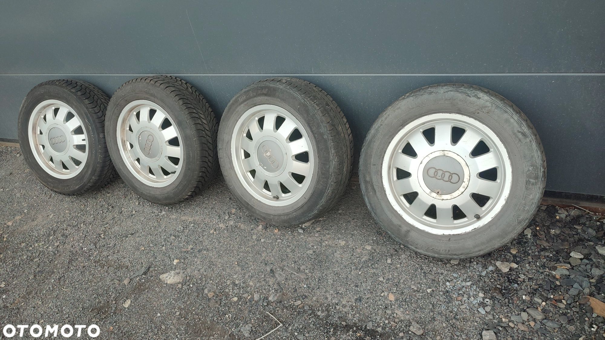 Oryginalne Felgi 5-112 R15 Audi A4 b5 Lift.Z dekielkami - 3