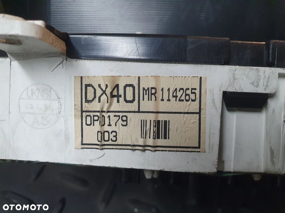 LICZNIK PRĘDKOŚCIOMIERZ MITSUBISHI CARISMA MR114265 BENZYNA EUROPA - 4