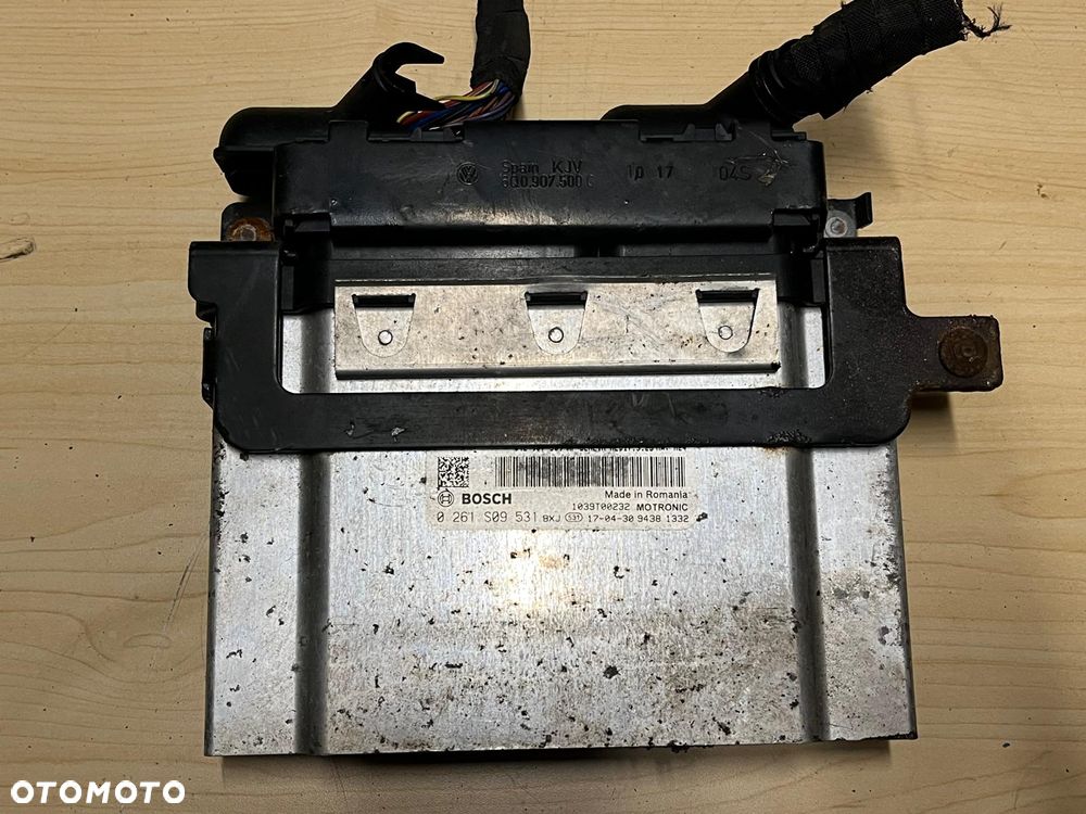 Sterownik silnika BOSCH 0261S09531 Skoda Fabia Seat Ibiza VW Polo 1.2 6V - 1