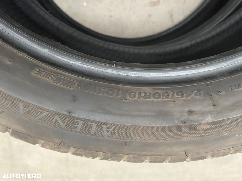 Vând 4 anvelope 245/50/19 bridgestone de vară ca noi - 5