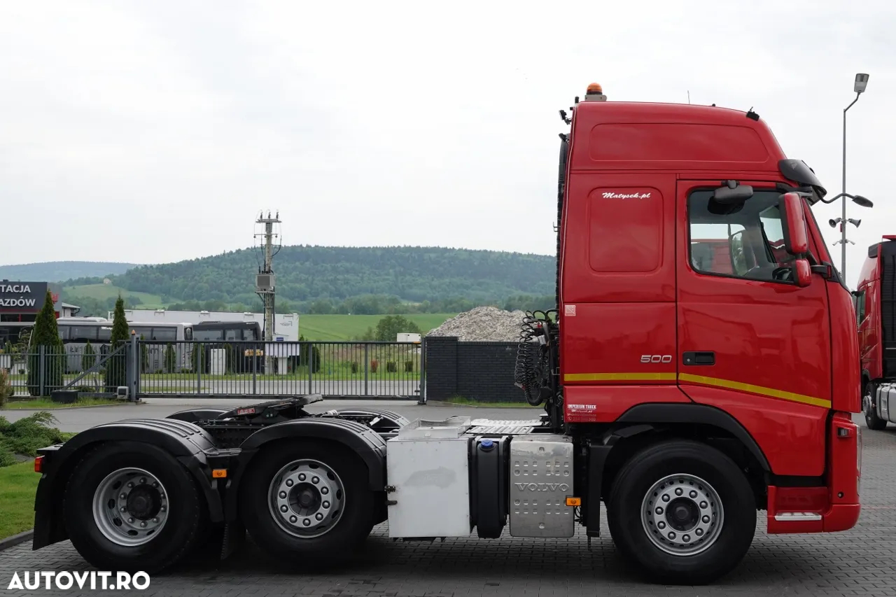 Volvo FH 500 / PUSHER / Tractor cu 3 axe / FULL ADR / RETARDER / AXIE DE RIDICARE ȘI DE DIRECȚIE / IMPORTAT - 8