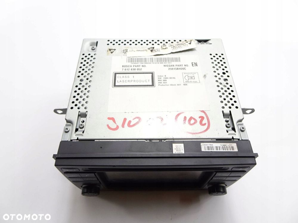 radio cd nissan qashqai j10 lift 10-13 r. 25915bh20c - 1