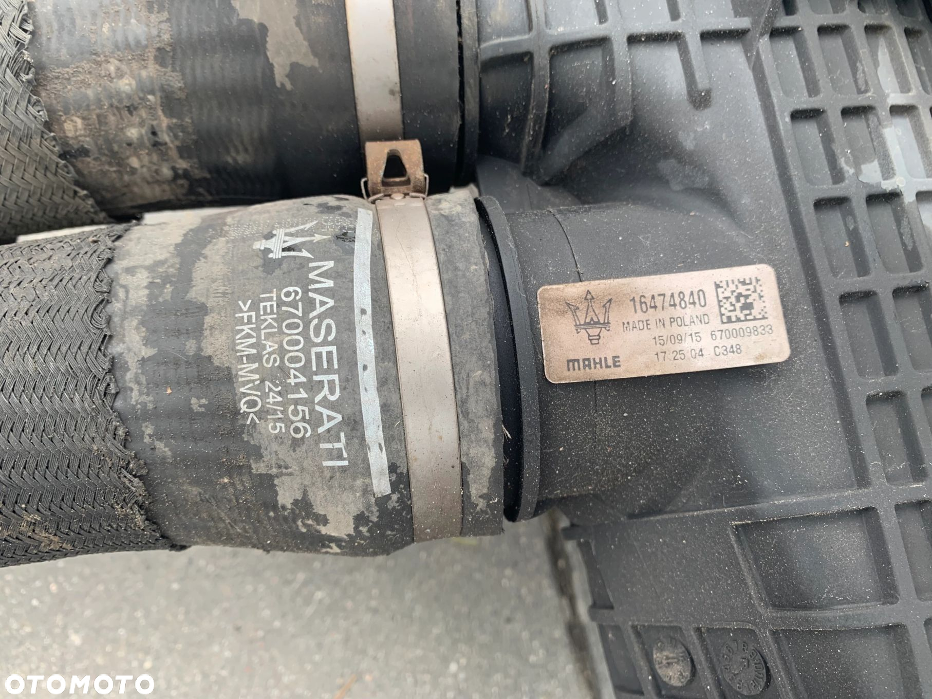 INTERCOOLER CHŁODNICA POWIETRZA LEWA PRAWA MASERATI GHIBLI III 3.0D - 9