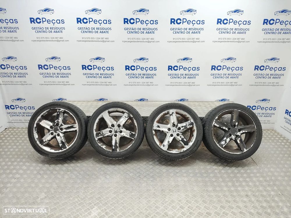 Conjunto Jantes 17 Originais Honda Civic 8 VIII FK 7J ET55 5x114,3J - 2