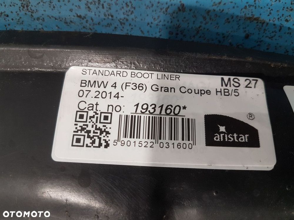 BMW 4 F36 WYKŁADZINA/MATA BAGAŻNIKA - 4