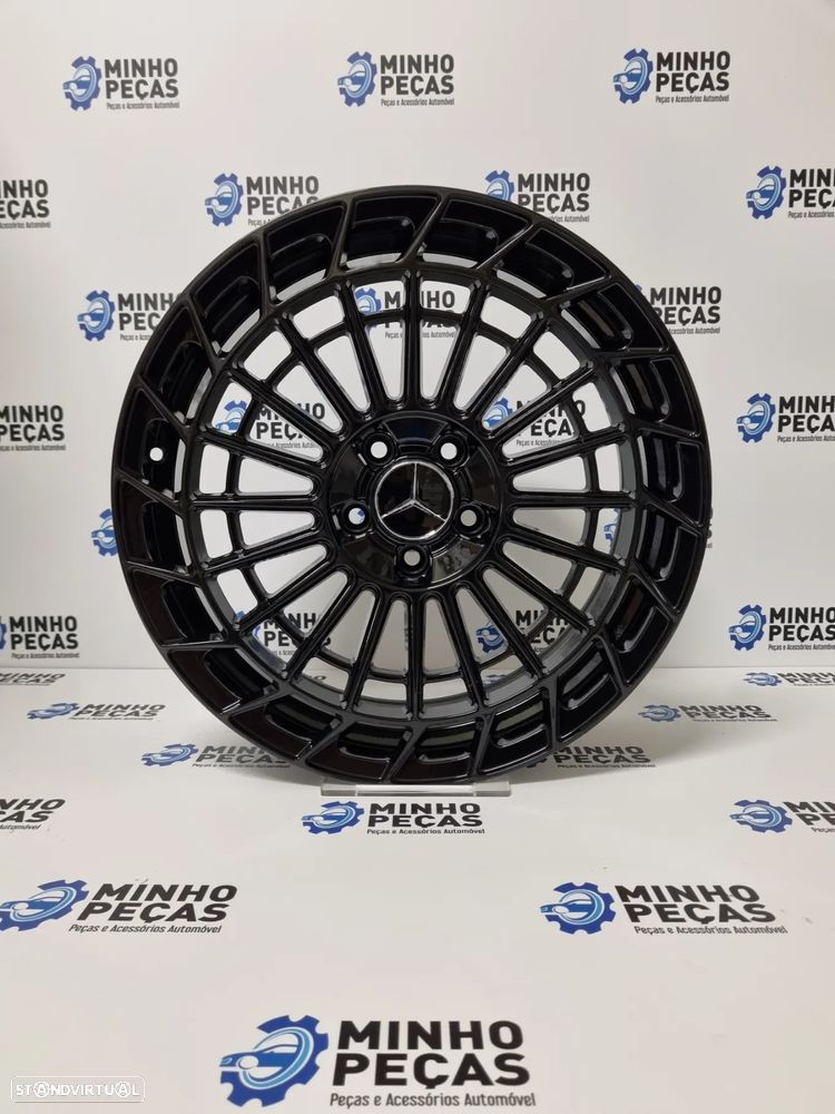 Jantes Mercedes Class S580 2022 SRX06 em 19 Preto Brilho - 8