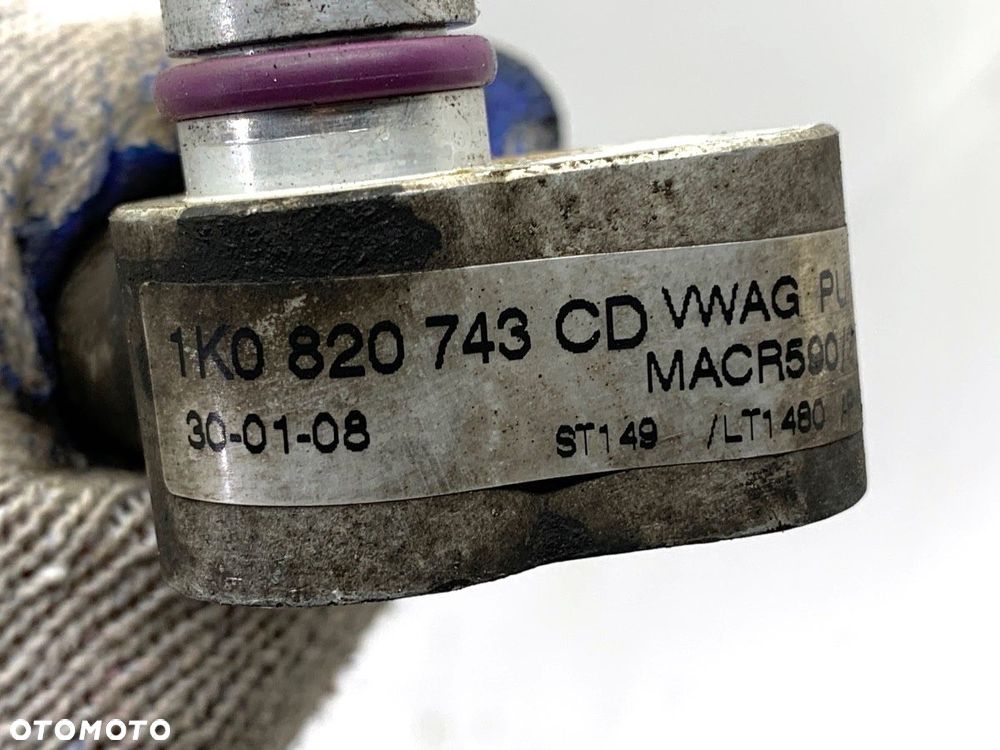 RURKA KLIMATYZACJI  VW GOLF PLUS V (5M1, 521) 2004 - 2013 1.9 TDI 77 kW [105 KM] olej napędowy 2005 - 4